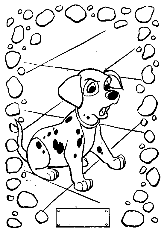 coloriage 101 dalmatiens chiot